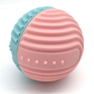 Physical Therapy Silicone Soft Roller Vibrate Massage Ball, Electric Washable Vibrating Mini Foam Roller