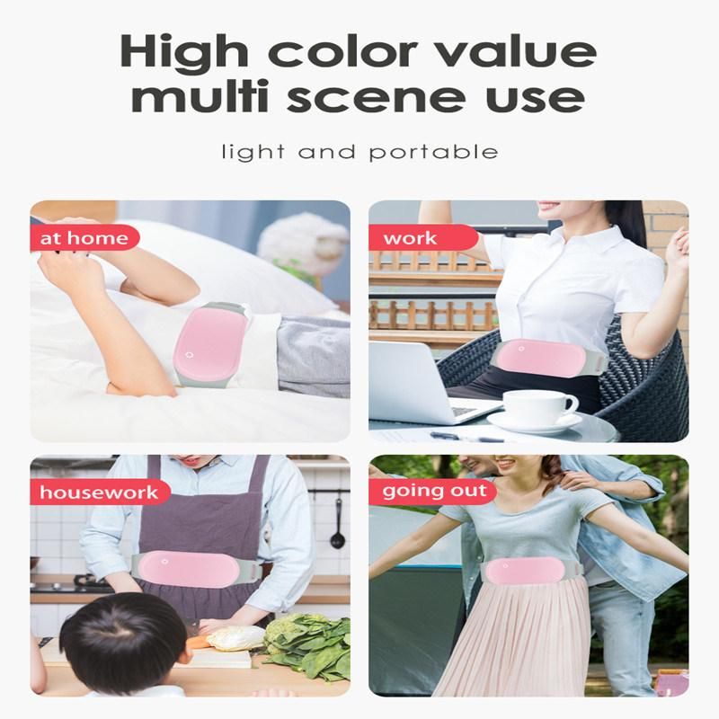 Rechargeable Heated Belly Massage Electric Warm Therapy Uterus Warm Belt Belly Belt