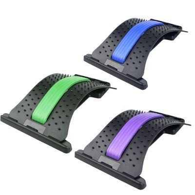 Multi Level Support Lower Lumbar Back Massager Stretcher Posture Corrector Magnetic Adjustable Spine Deck Device