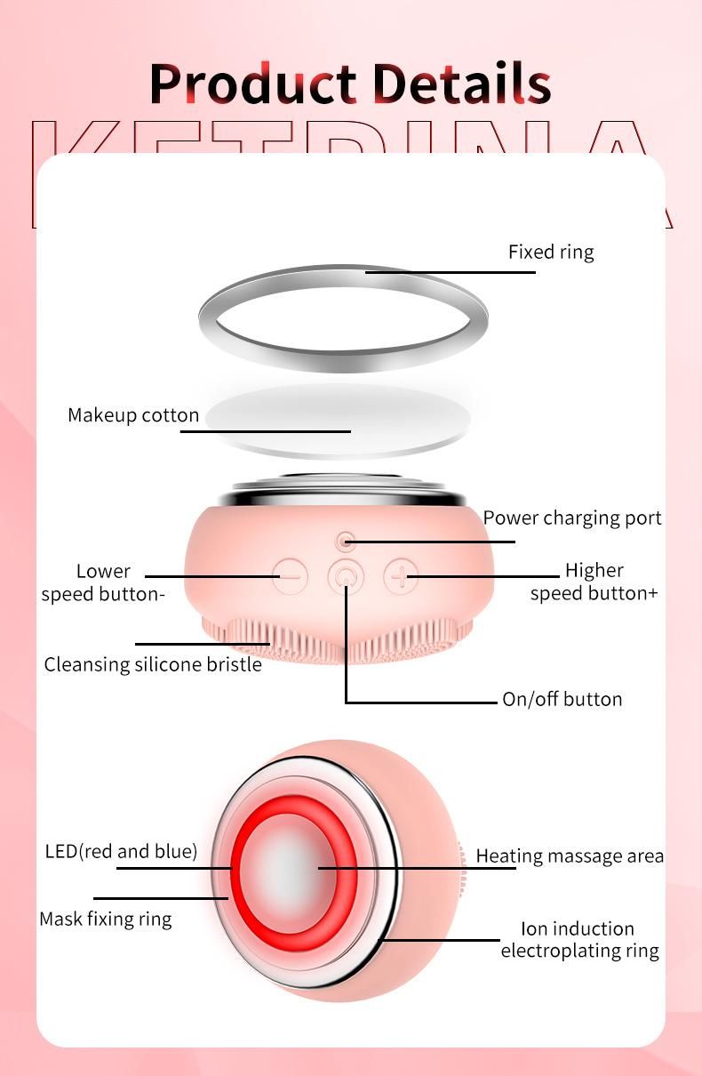 EMS Facial Mask Lifting Machine Portable Microcurrent Skin Care Device for Face and Body