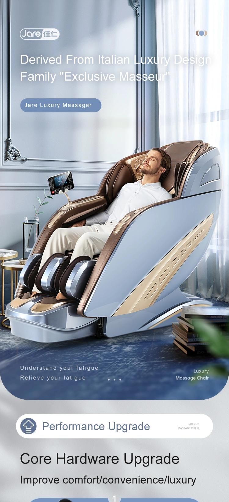 Jare 886A Health 4D New Products Luxury 4D Zero Gravity Kneading Foot Shiatsu Electric Full Body Massage Chair