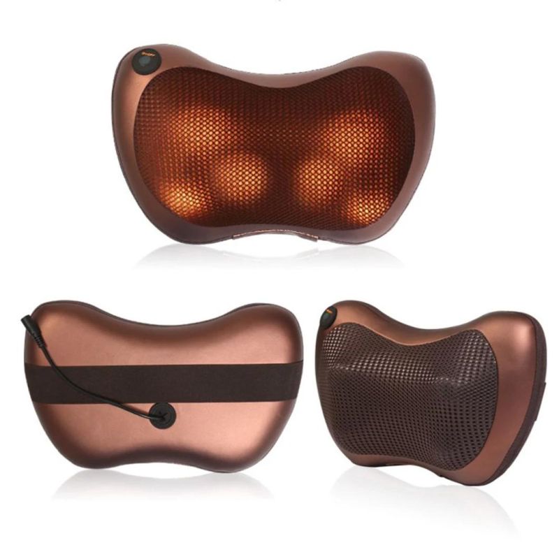 Hot Sale Home Car Use Shiatsu Neck Massage Pillow with Heat