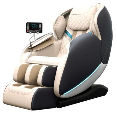 Luxury Massage Chair Extendable Foot Rest with Back &amp; Leg Heating Mode