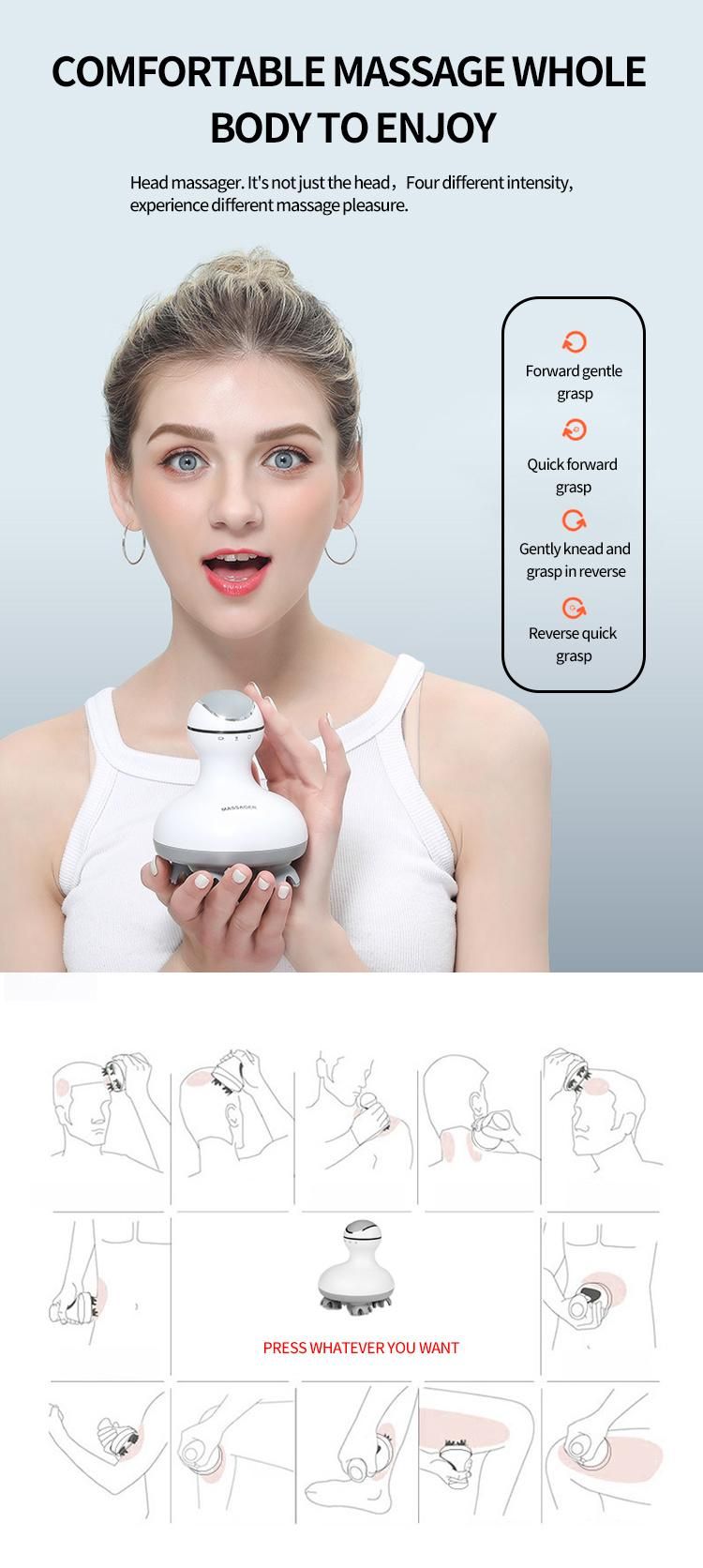 Electric Small Scalp Portable Head Massager