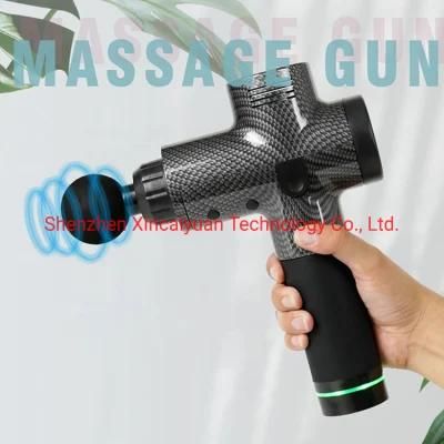 Massage Gun Sports Vibration Deep Tissue Percussion Muscle Full Body Booster Fascia Massager 30 Speeds LCD Screen