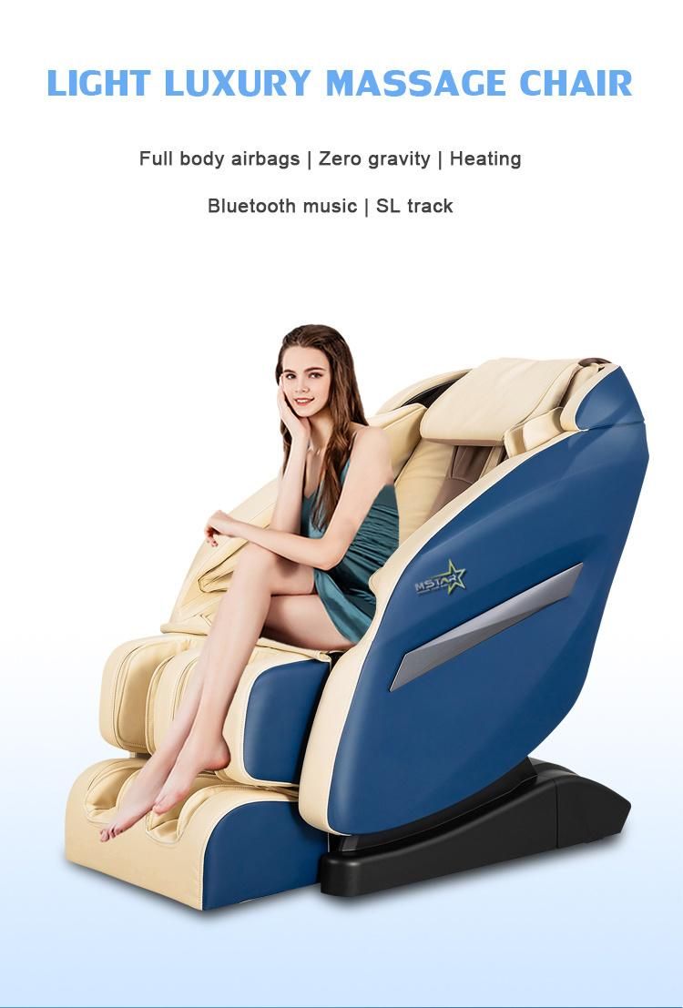 High End Zero Gravity Reclining Back Knocking Massage Chair Full Body