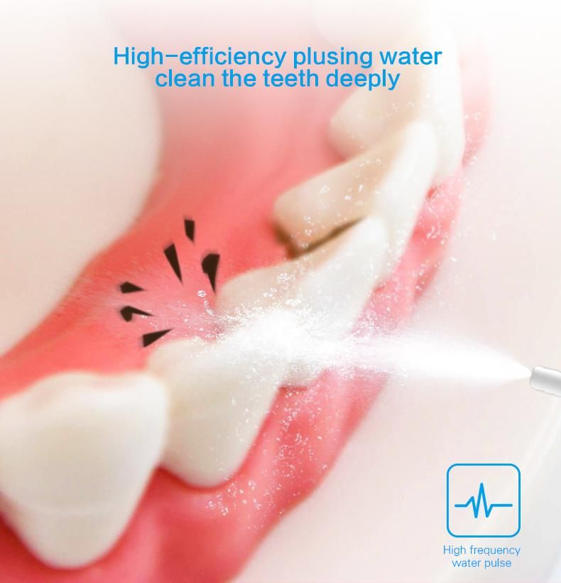 Dental SPA Collapsible Oral Irrigator for Teeth Whitening Traveling Water Flosser