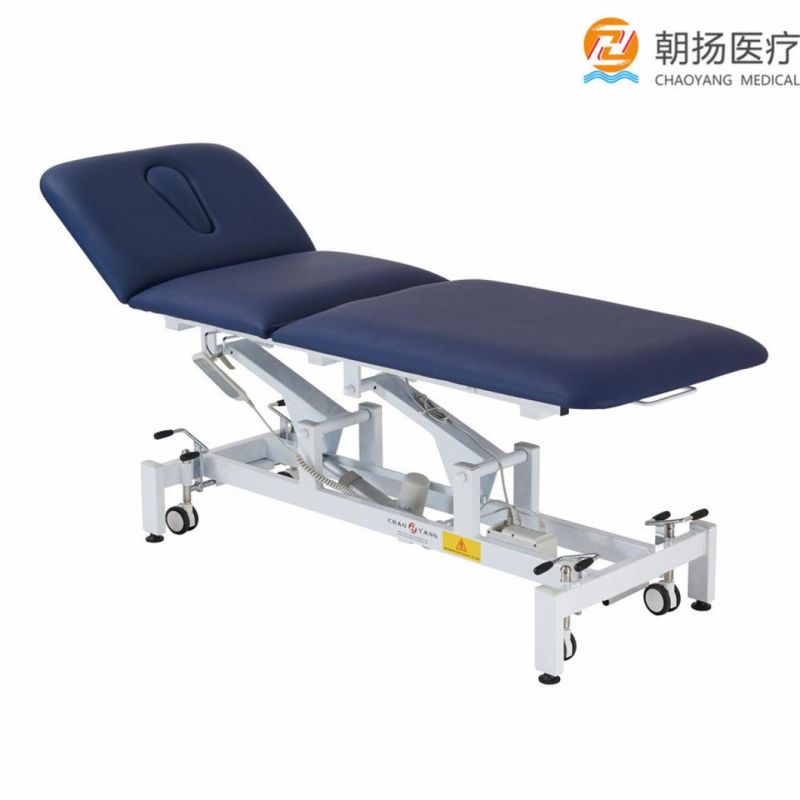 Clinic Adjustable Deluxe Electric Chiropractic Exam Table Therapy Bed