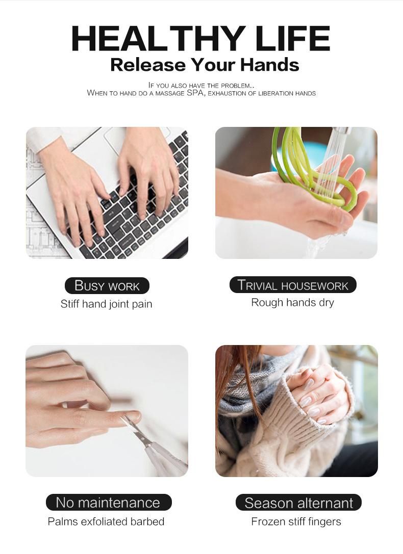 Amazon Hot Selling Electric Multi-Function Wireless Palm Finger Care Device Mini Air Compression Hand Massager