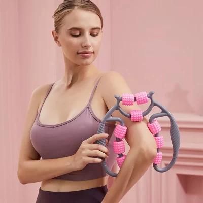 5 Wheel Ring Clamp Foam Shaft Roller Massager