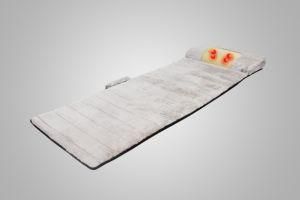 Full Body PU Leather Back Electric Shiatsu Vibration Massage Pad Mattress Vibrator Back Mat