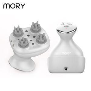 Mory Mini Electric Massager Body Machine Massaging Silicon Rotating Vibrating Electric Head Scalp Massager Brush