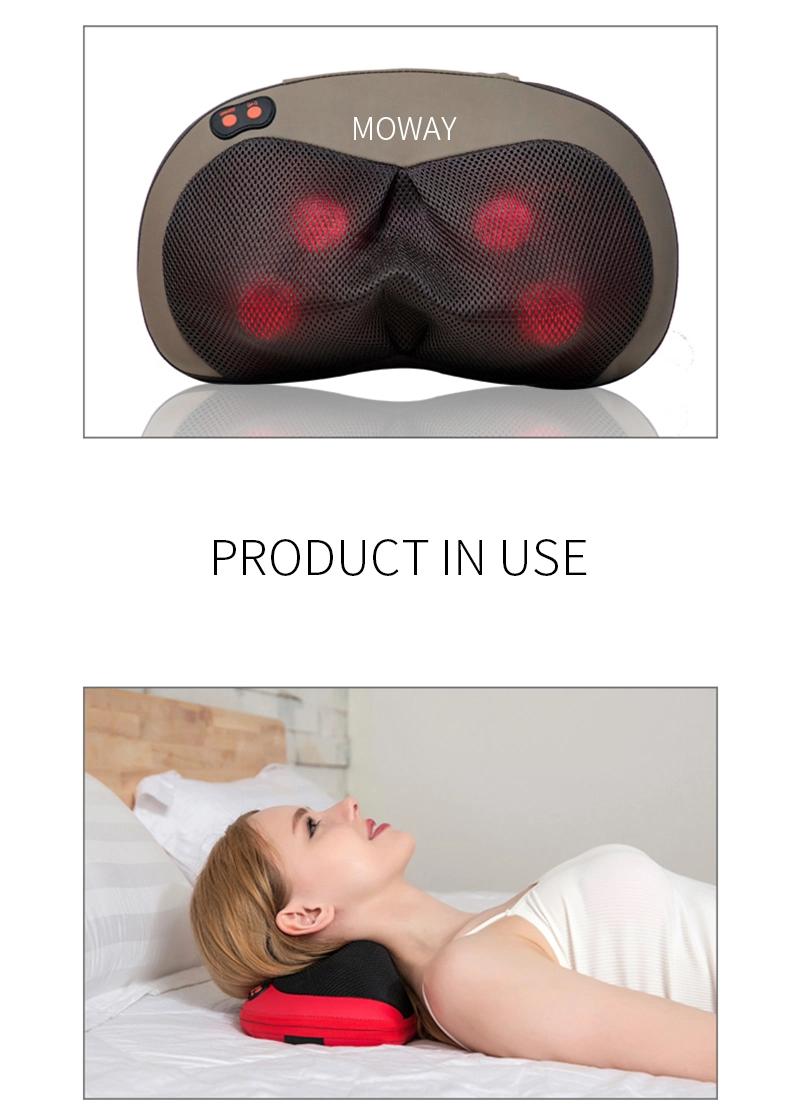 Neck Shoulder Back Shiatsu Massage Pillow with Heat for Home and Car