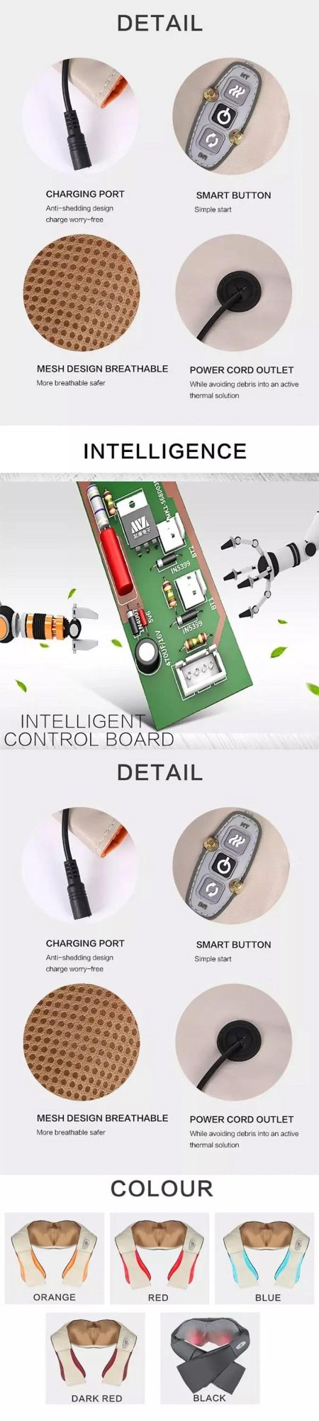 Changing The Current Intensity Head Tahath Gym Fitness Massage Massager