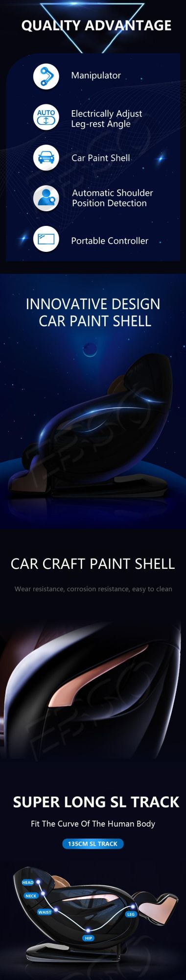 Wholesale Space Capsule Music Foot Relax Sofa 4D Electric Zero Gravity Full Body Luxury 3D Massage Chair