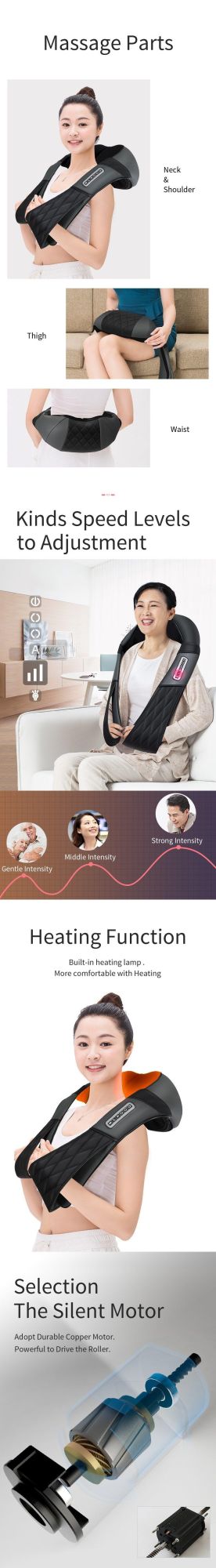 2019 Shoulder Neck Massager with Heating