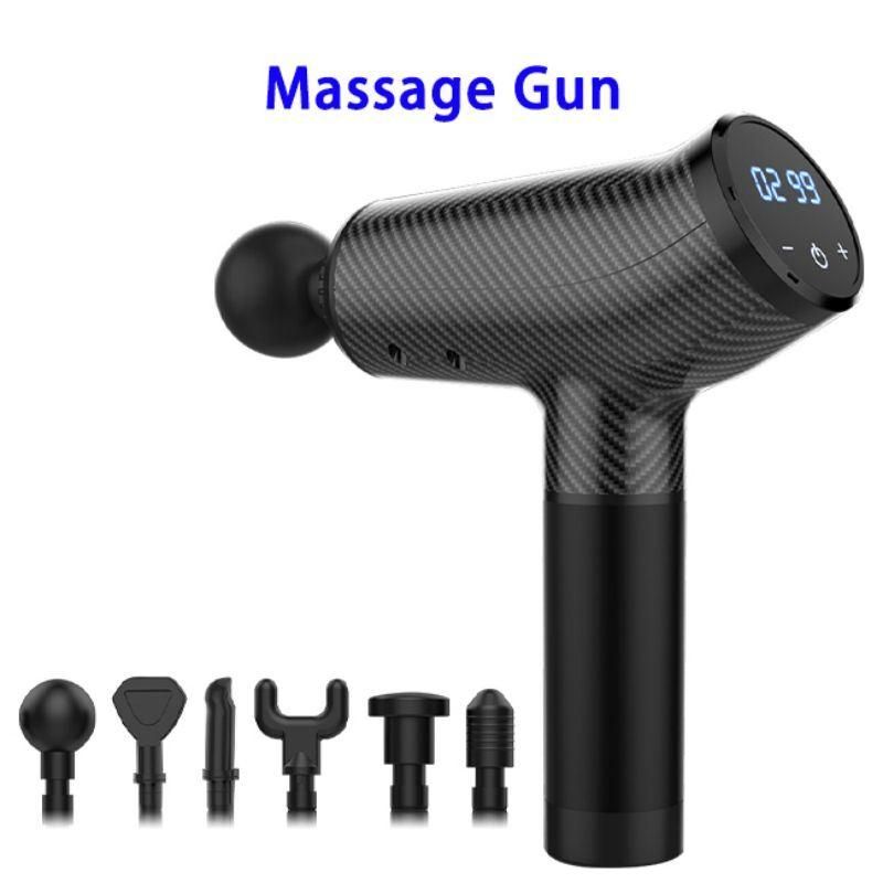 Portable Cordless Body Muscle Massager Professional Massage Gun Muscle Relaxation Triangular Shaped Fascia Gun