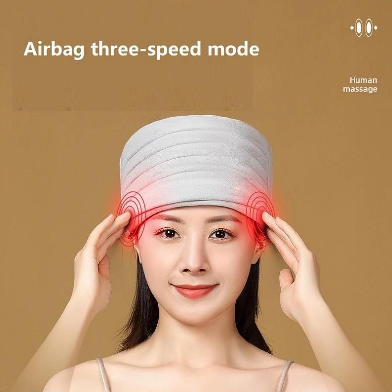 2022 Newest Design Airbag Hot Compress Head Massager for Home, Office, Travel Massage Head Products