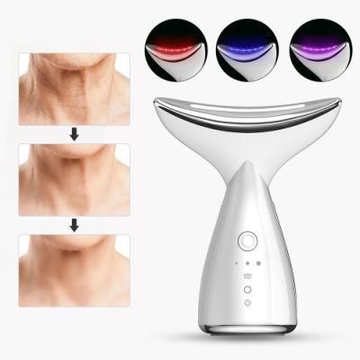 New Design Face Beauty Facial and Lifting Neck Massager for Skin Rejuvenation