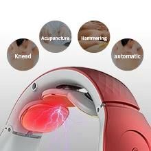 Private Label Portable EMS Intelligent Wireless Smart Electric Pulse Massager Products Shiatsu Shoulder Neck Massager with Heat