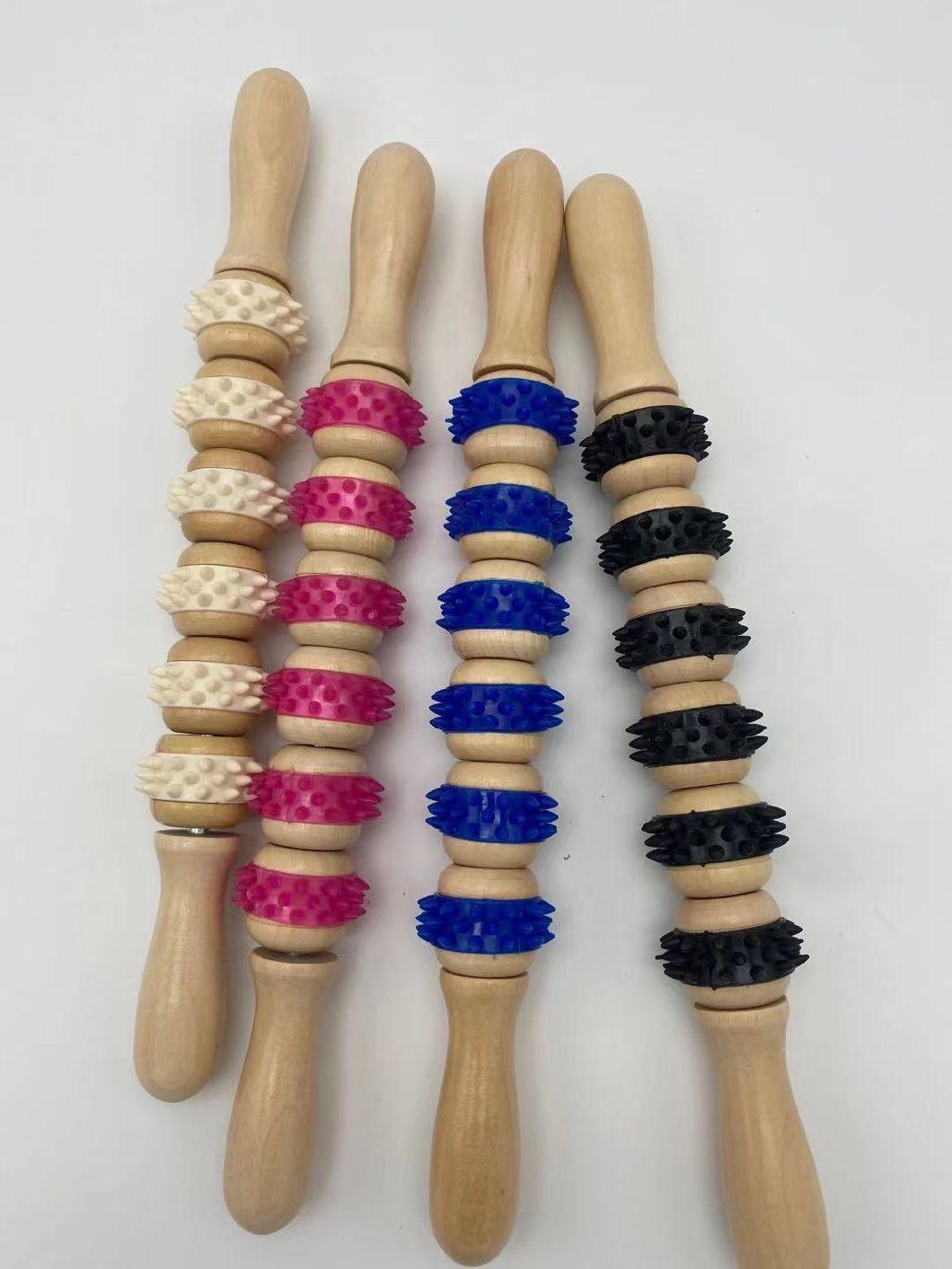 Amazon Hot Selling Back Wood Mssager, Body Sap Roller Massager Belt