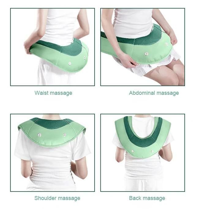 Electric Magnetic Warming Neck and Shoulder Massage Belt