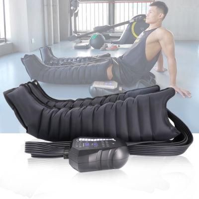 Portable 12-Chamber Leg Compression Massage Recovery Boots for Athletes