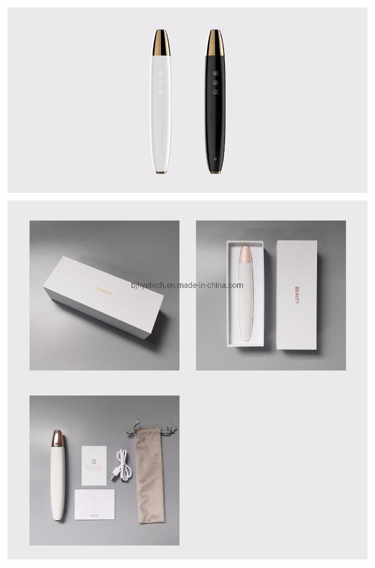 Home Use Mini Eye Massager Pen Warm Massage and Vibration Beauty Thin Face Lip Wireless Beauty RF EMS Pen