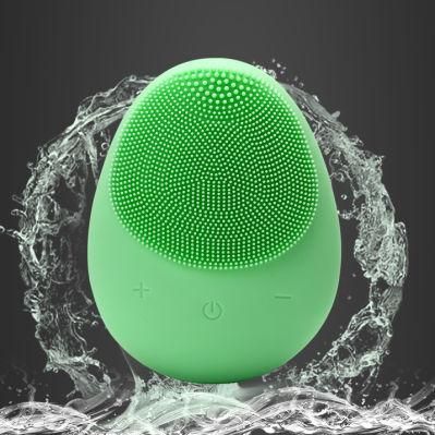 Hot Products 2021 Custom Women Beauty Tools Ultrasonic Skin Care Face Sonic Electric Silicone Facial Cleansing Brush