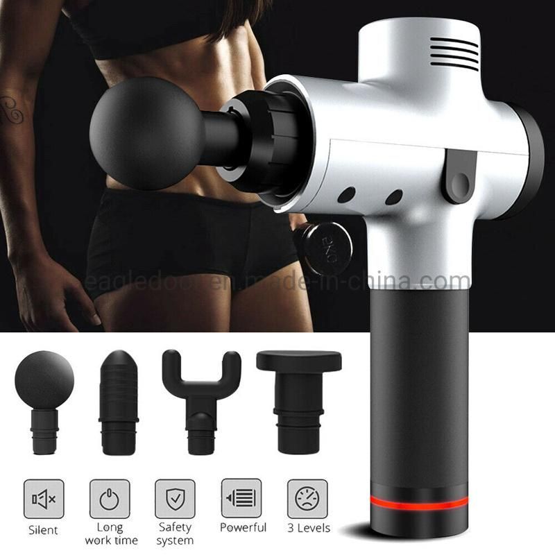 20 Speed Massage Gun Muscle Massager Muscle Pain Management After Training Exercising Body Relaxation Slimming Shaping Pain Relief 2020