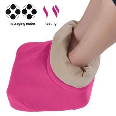 Electric Heated Shiatsu Foot Massage Device with Kneading Rollers