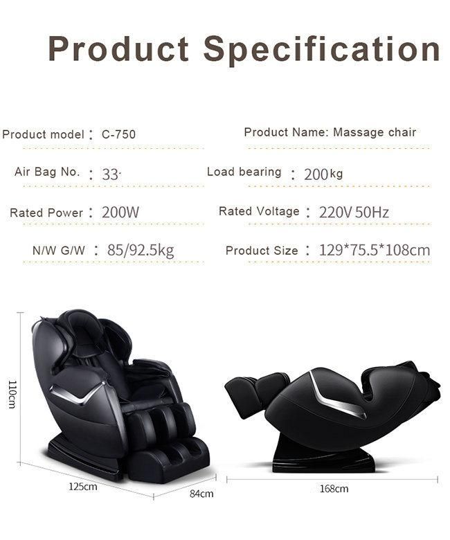 Luxury Touch Screen Remote Control Massage Chair