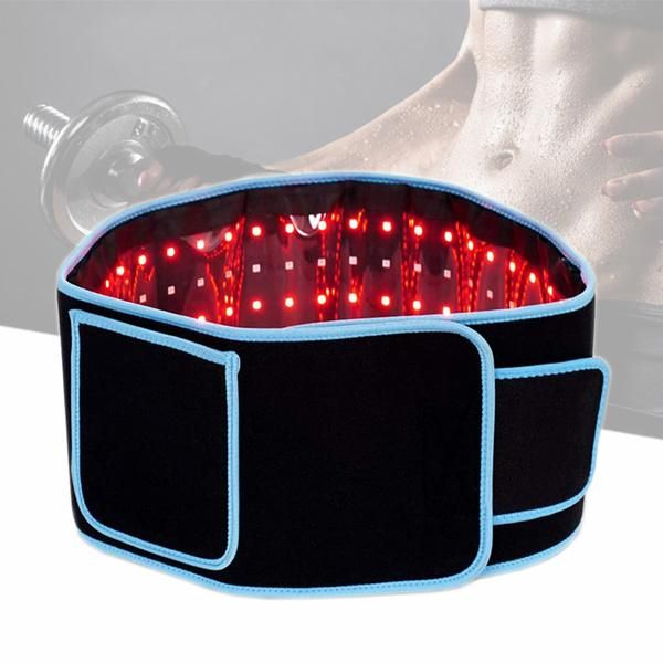 Hot Selling Adjustable Tourmaline Belt Self-Heating Magnetic Therapy Lower Lumbar Back Waist Support Belt LED Red Light Therapy Belt