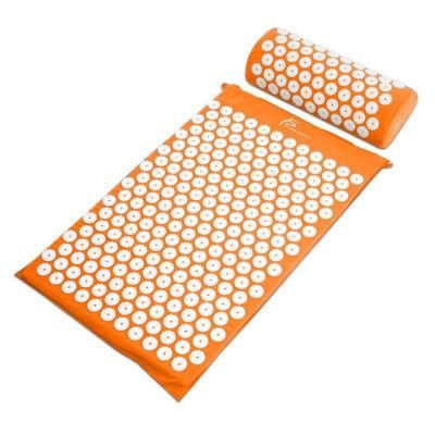 Orange Aerobic Functional Body Foot Massage Spike Mat Acupressure Mat