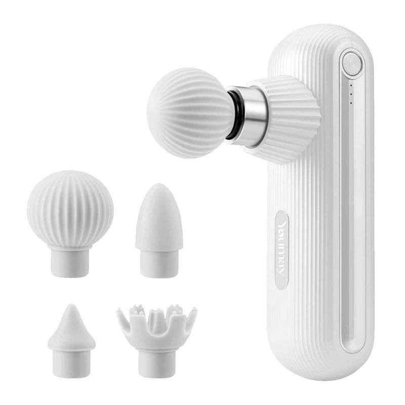 Factory Portable Cordless Massage Gun Lithium Battery Gun Massager High Torque Motor Deep Muscle Massage Gun with Low Noise