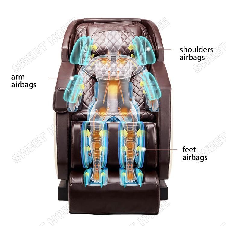 Electric Luxury 4D Zero Gravity Recliner Full Body Shiatsu Back Arm Foot Healthcare Office Sofa Chair Massage