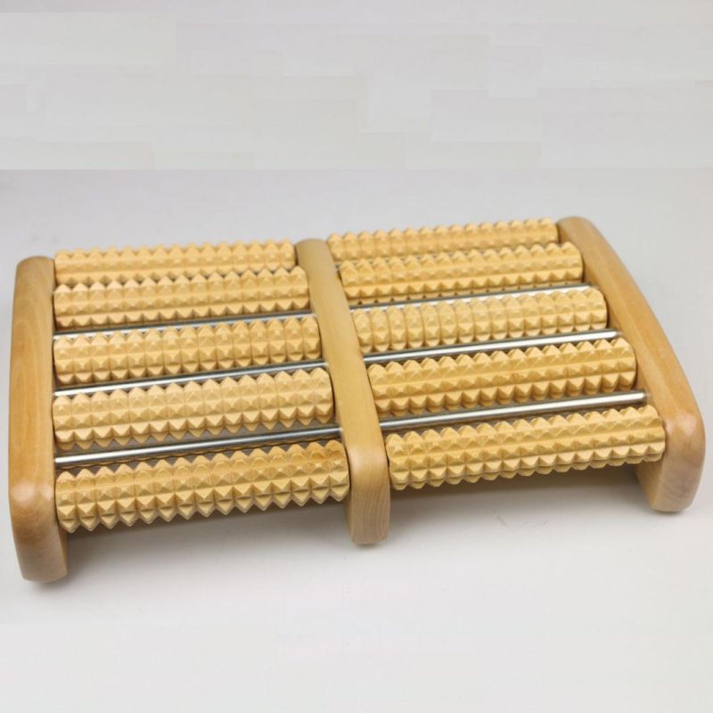 High Quality 10 Rolling Wooden Feet and Body Rolling Massage