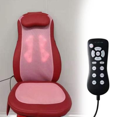 Best Car Shiatsu Massage Seat Back Cushion Massager with Heat