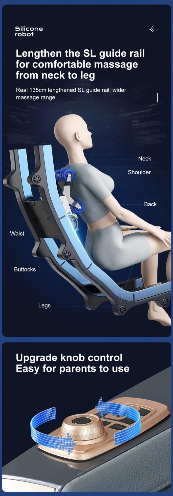 Electric Luxury 3D Zero Gravity Massage Chair