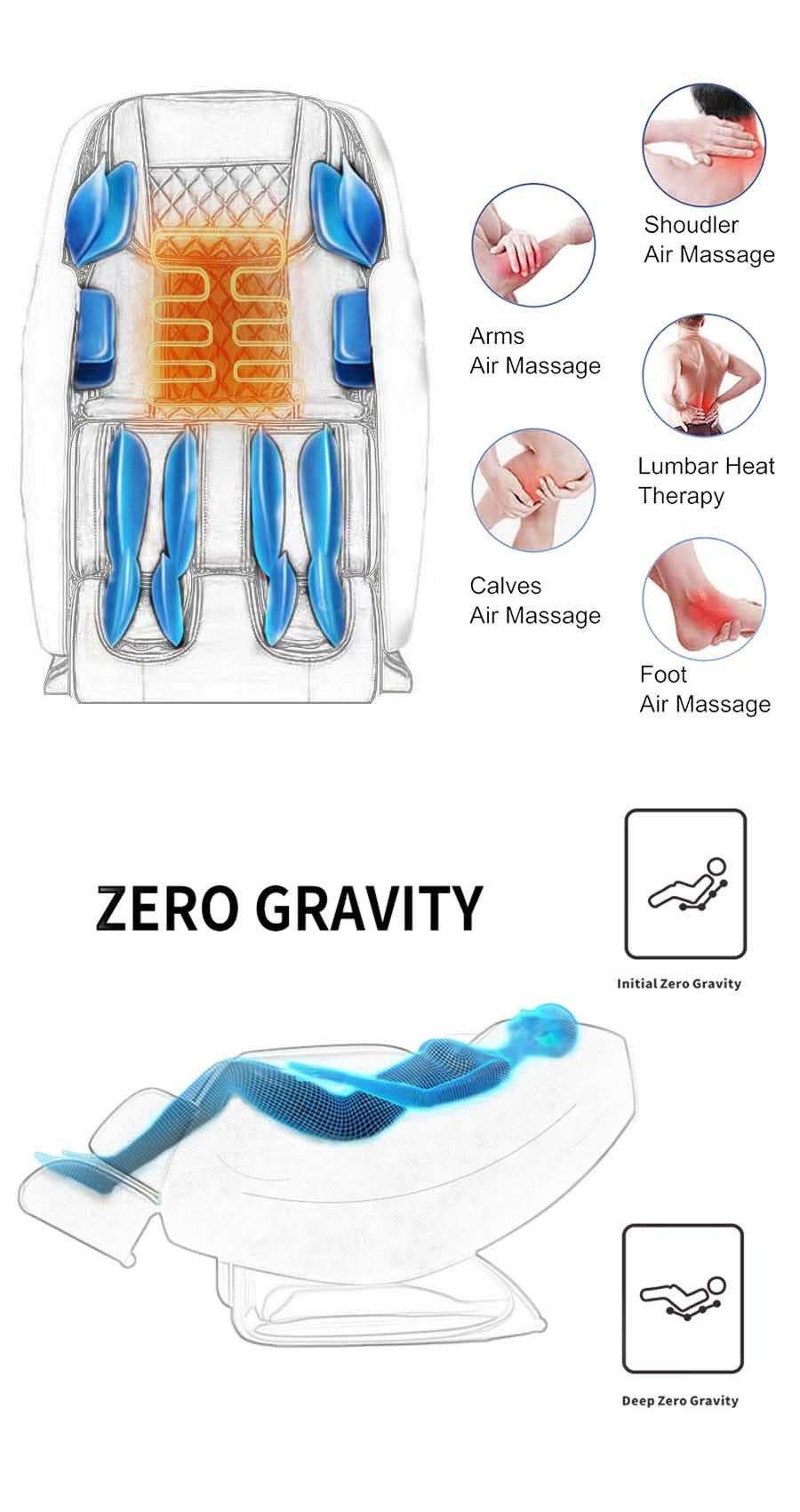 Full Body SL Track Zero Gravity Massage Chair