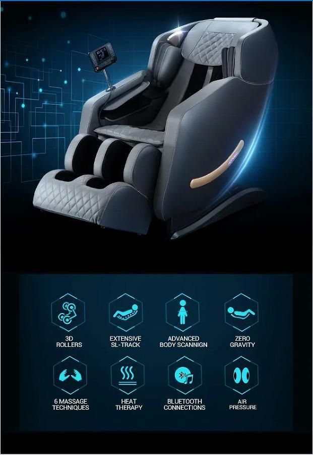Zero Gravity Cheap 3D Office Recliner Shiatsu Heating Massage Chair