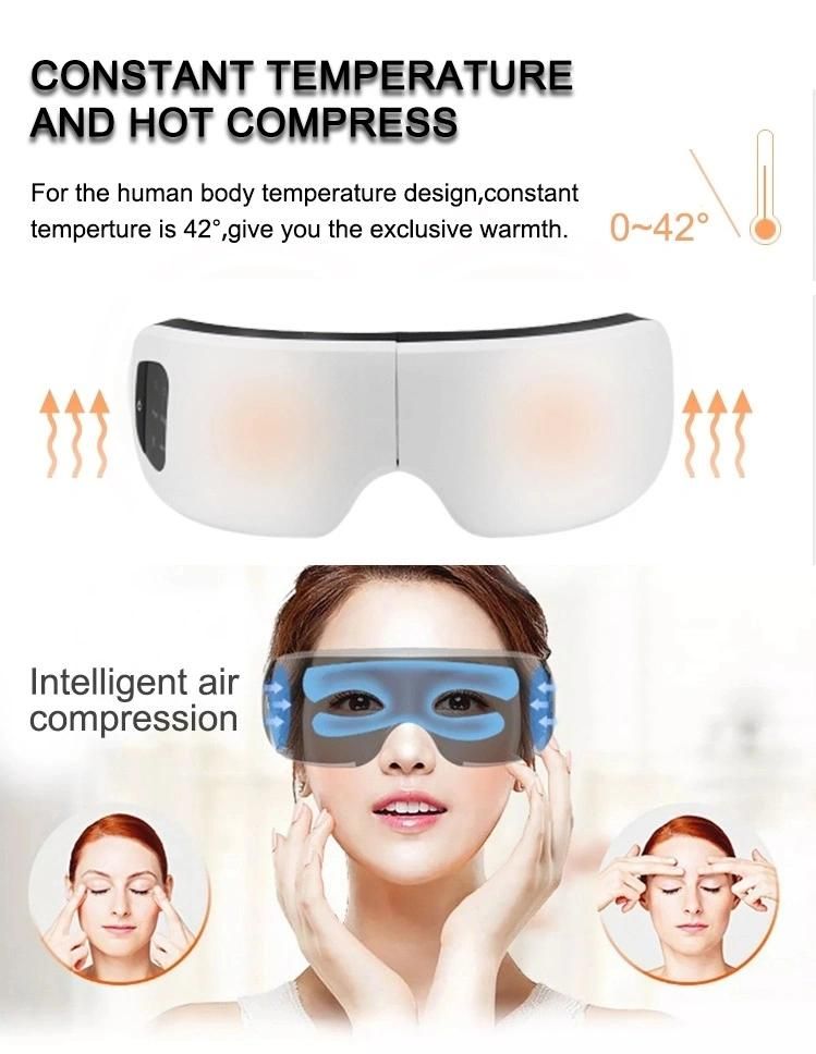 Air Pressure Smart Eye Massager with Heat Music