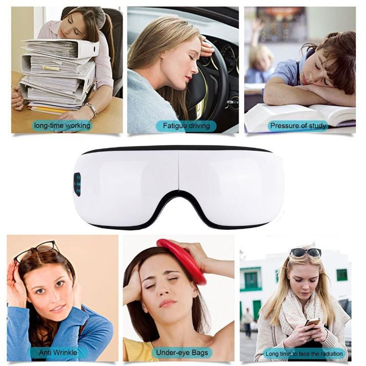 Health Relax Rechargeable Wireless Electronic Dry Eye Care Mask Stress Relief Eye Massager
