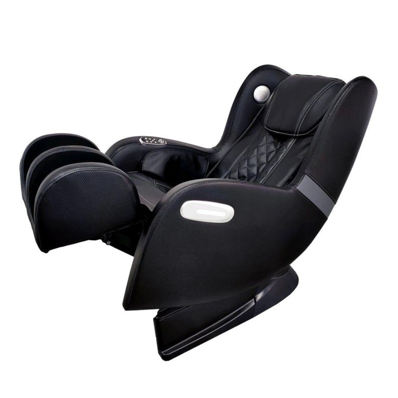 Cheap Price Factory OEM L Track Electric Music Function Black Full Body Zero Gravity Chair Massager