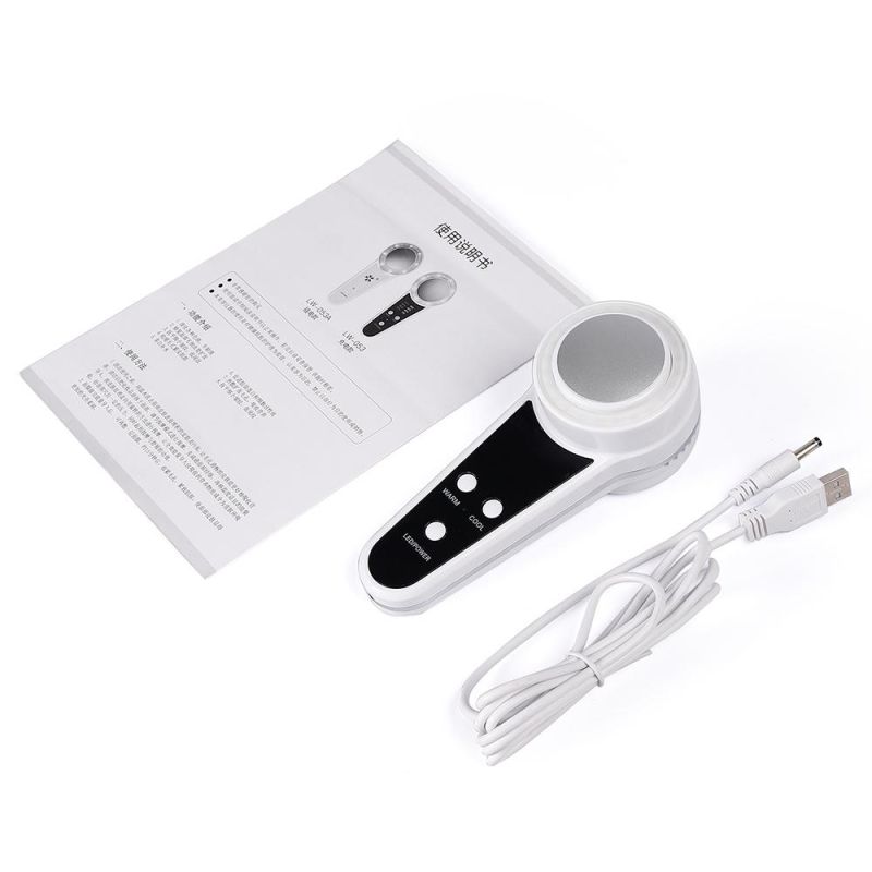 Rechargeable LED Hot Cold Hammer Skin Care Device Massager Anti-Aging Lifting Rejuvenation Facial Machine Skin Lifting Tighten