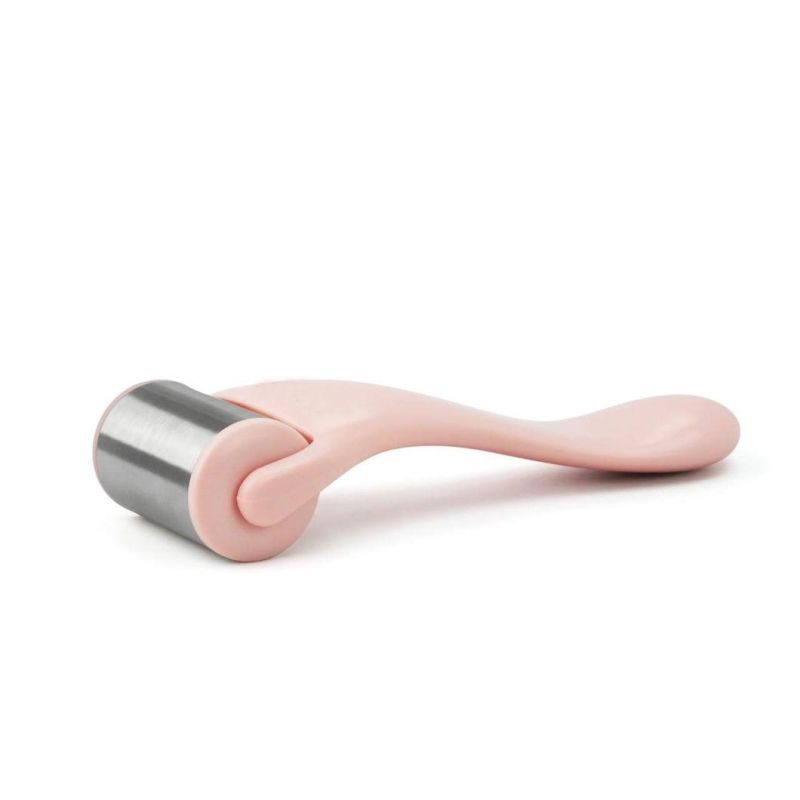 Face Ice Roller Pink Cold Roller for Women Anti Wrinkle Stainless Steel Face Massager