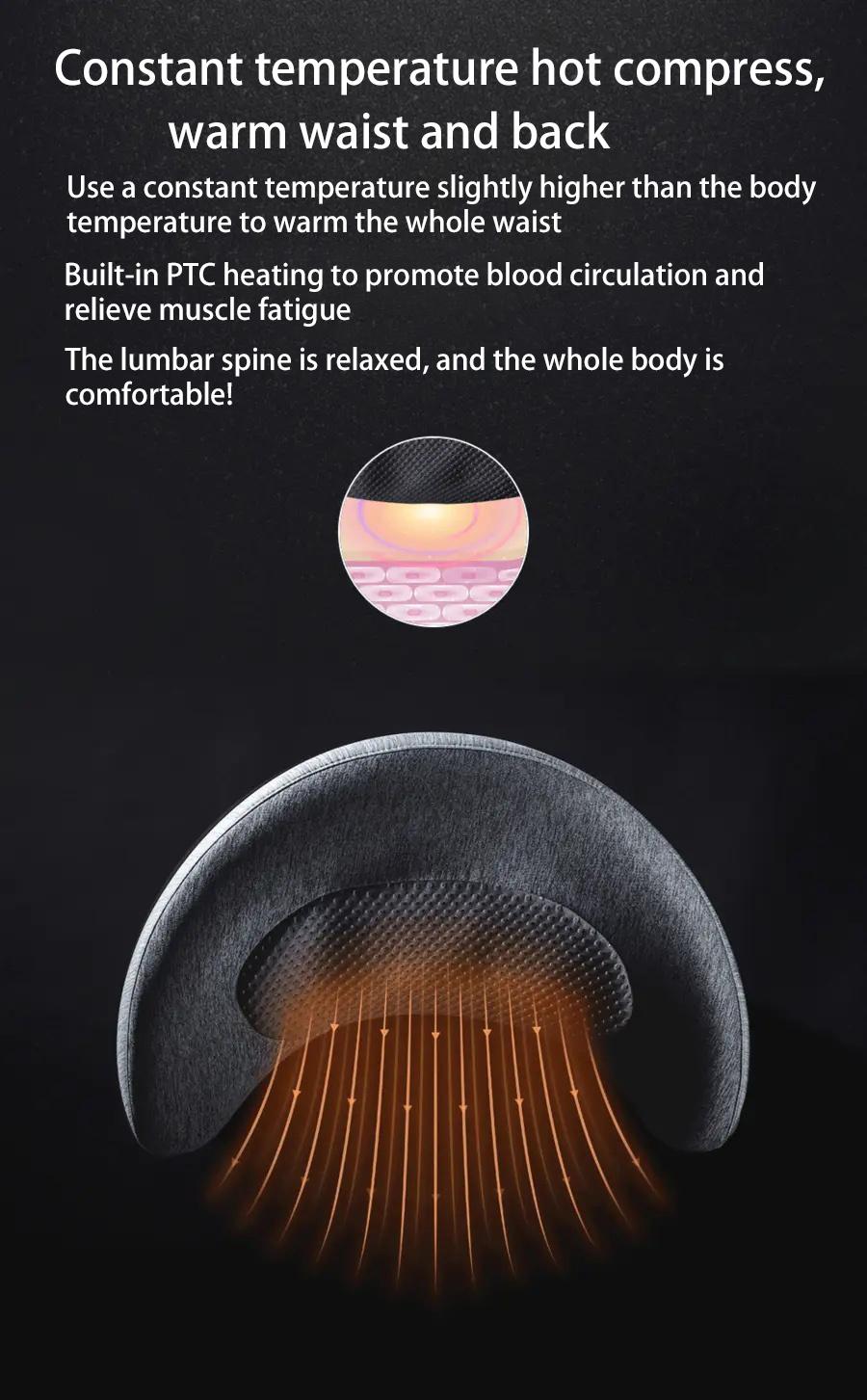 Multifunctional Massager Washable Lower Lumbar Back Cushion
