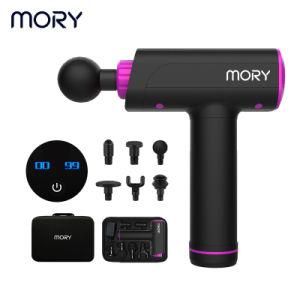 Mory Adjustable Massage Gun Digital Massage Gun Percussion Massage Gun Muscle