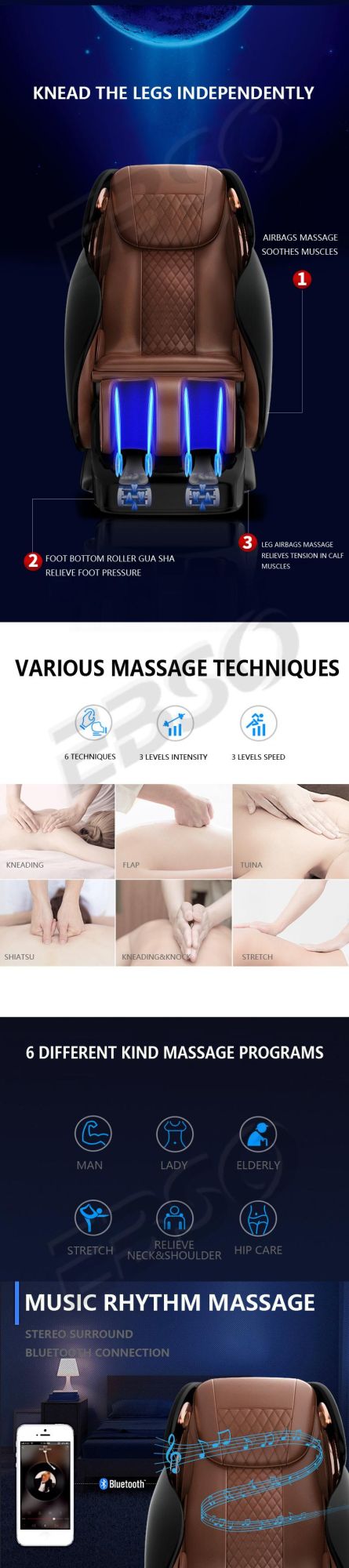 Wholesale Space Capsule Music Foot Relax Sofa 4D Electric Zero Gravity Full Body Luxury 3D Massage Chair