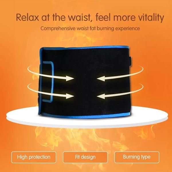 2022 New Flexible Wearable 660nm 850nm Heating Waist Support Belt Heating Physical Therapy Waist Support Belt LED Red & Infrared Light Therapy Belt